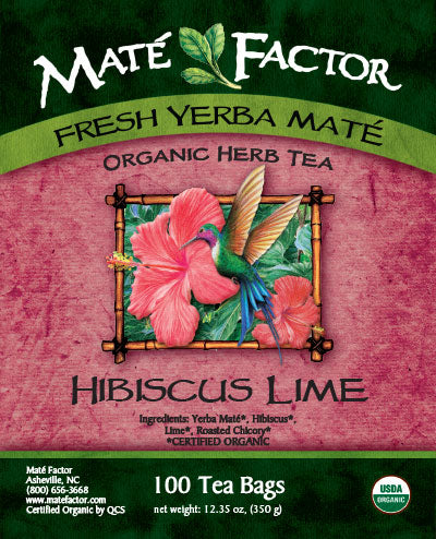 Hibiscus Lime Mate - 100 Tea Bags