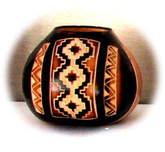 Hand Carved Gourd - Patagonia