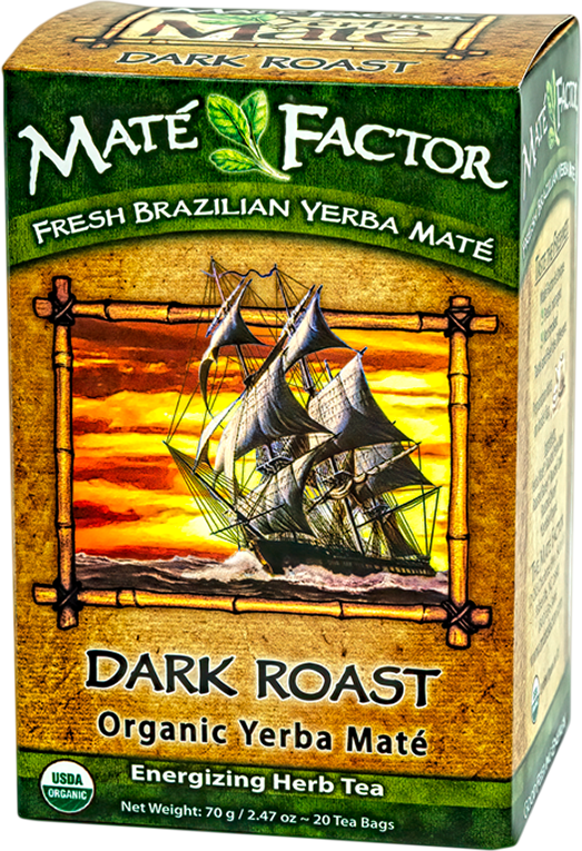 Dark Roast Yerba Mate 20 Tea Bags Organic