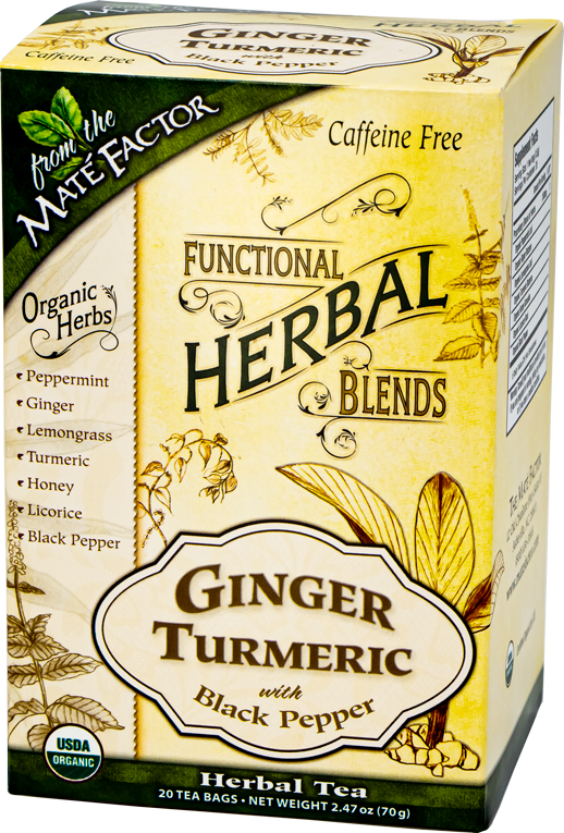 Ginger Turmeric 20 Tea Bags Organic