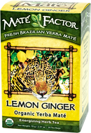 Lemon Ginger Mate 20 Tea Bags Organic