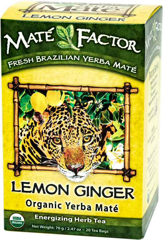 Lemon Ginger Mate 20 Tea Bags Organic